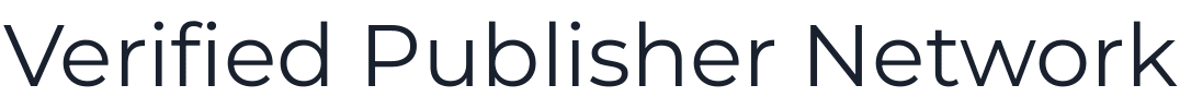 Verified Publisher Network