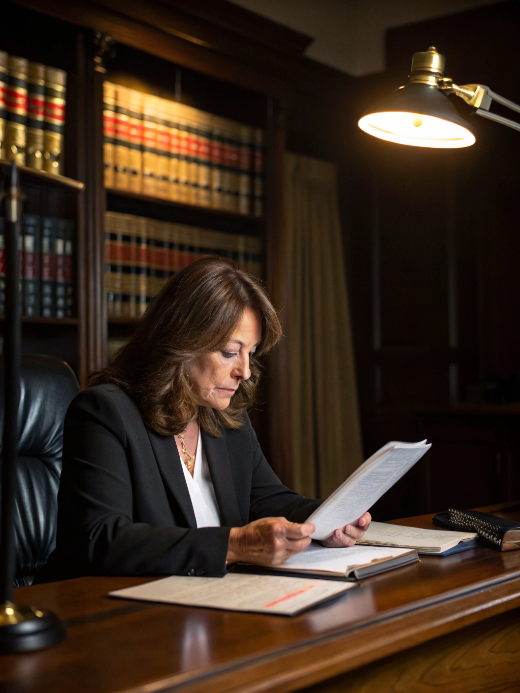 Attorney writing professional legal articles for firm website