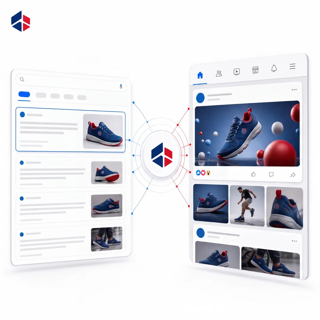 AI content software generating multi-channel marketing assets