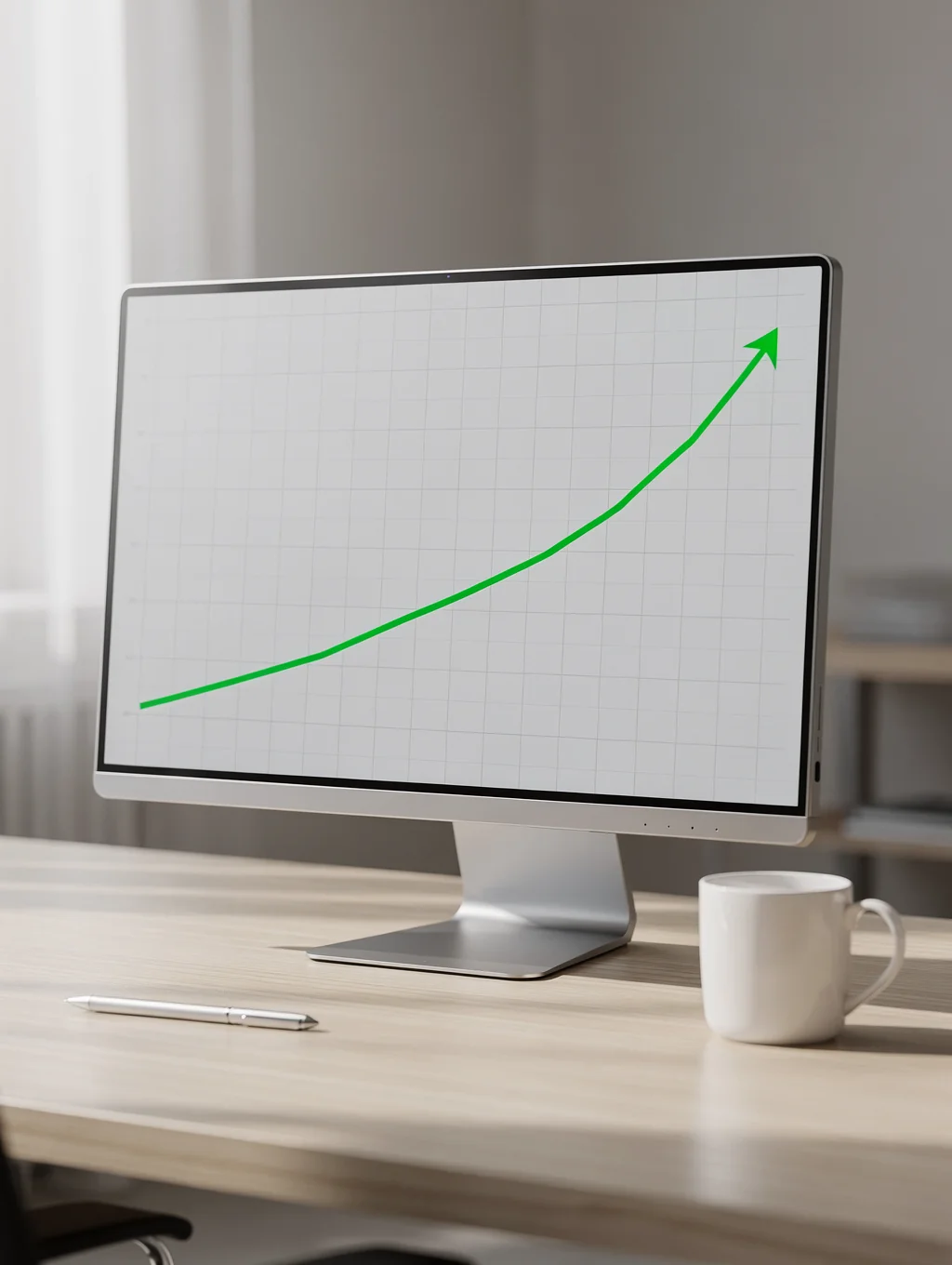 Data visualization showing e-commerce revenue growth