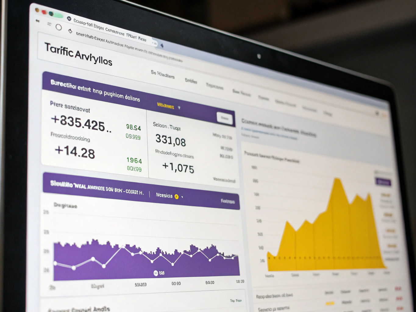 Etsy search traffic growth analytics chart