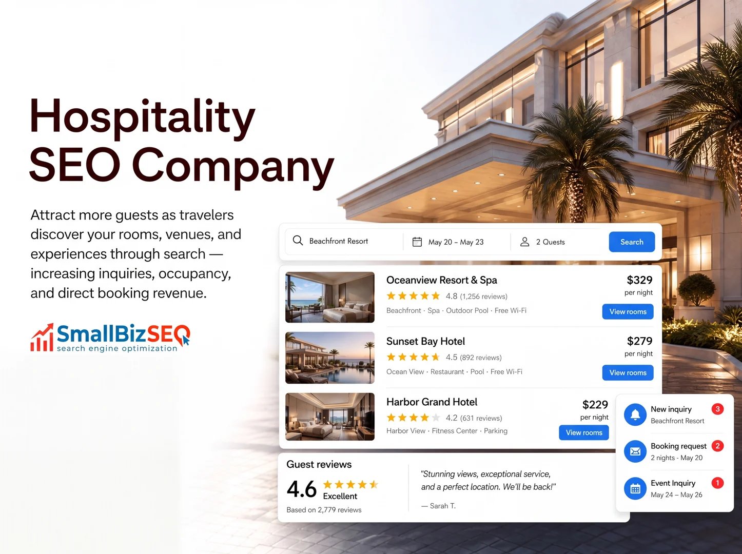 traveler comparing hotel bookings on laptop and phone