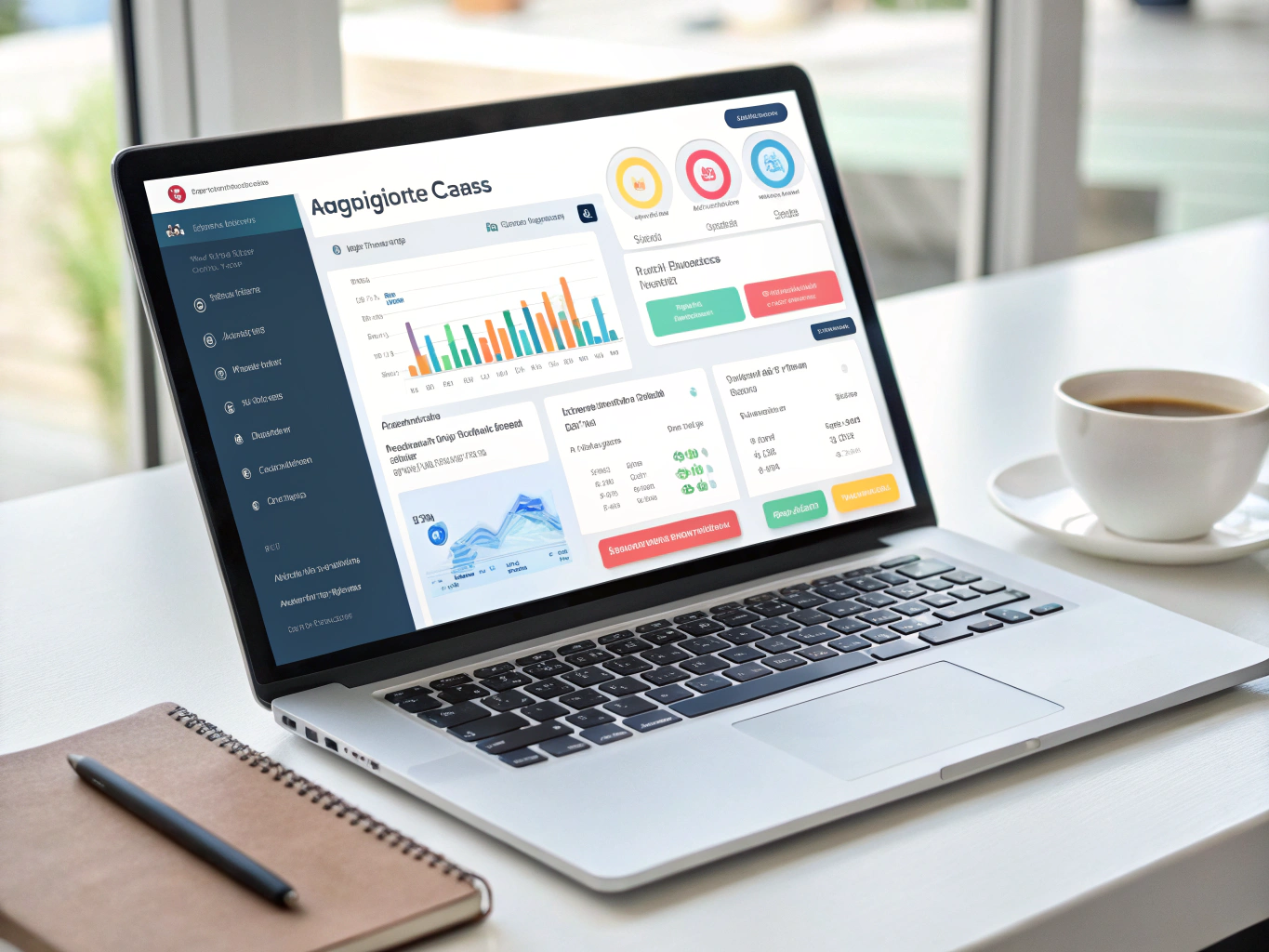 Immigration law firm search ranking and consultation inquiry growth dashboard