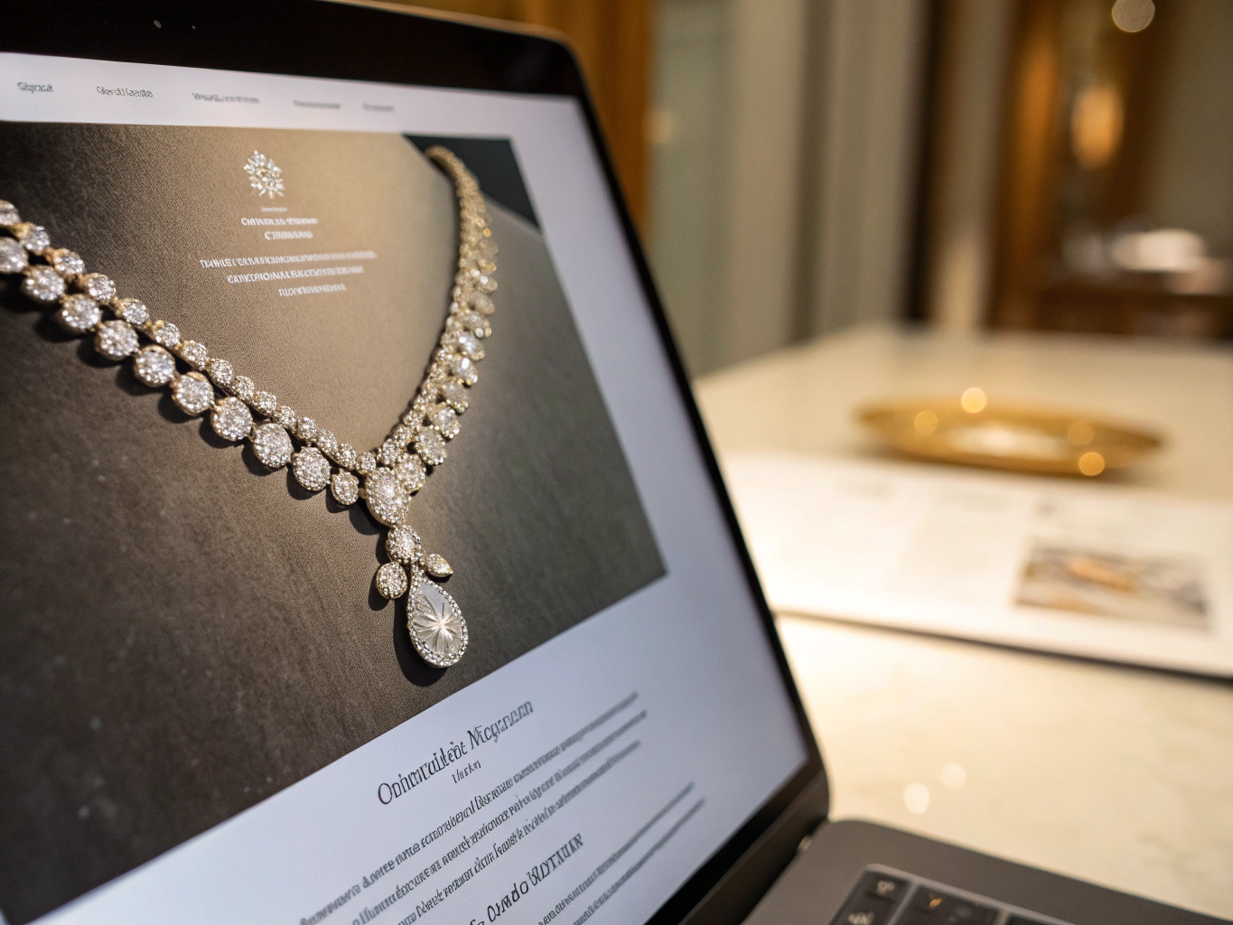Product Page Optimization process graphic for jewelry SEO
