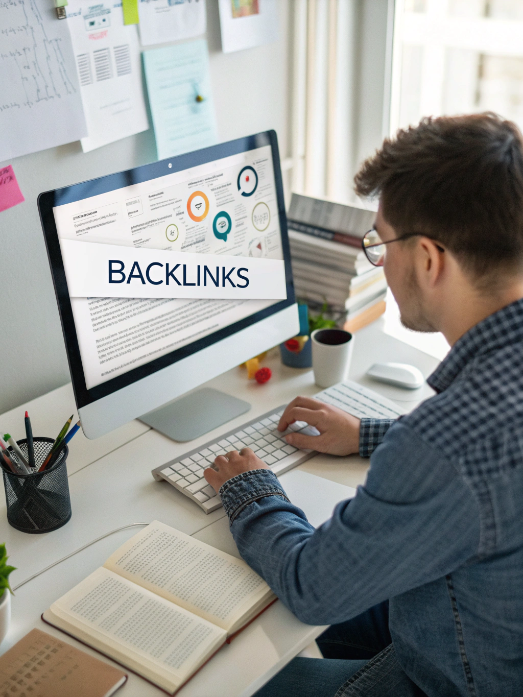Digital marketing professional building authority links