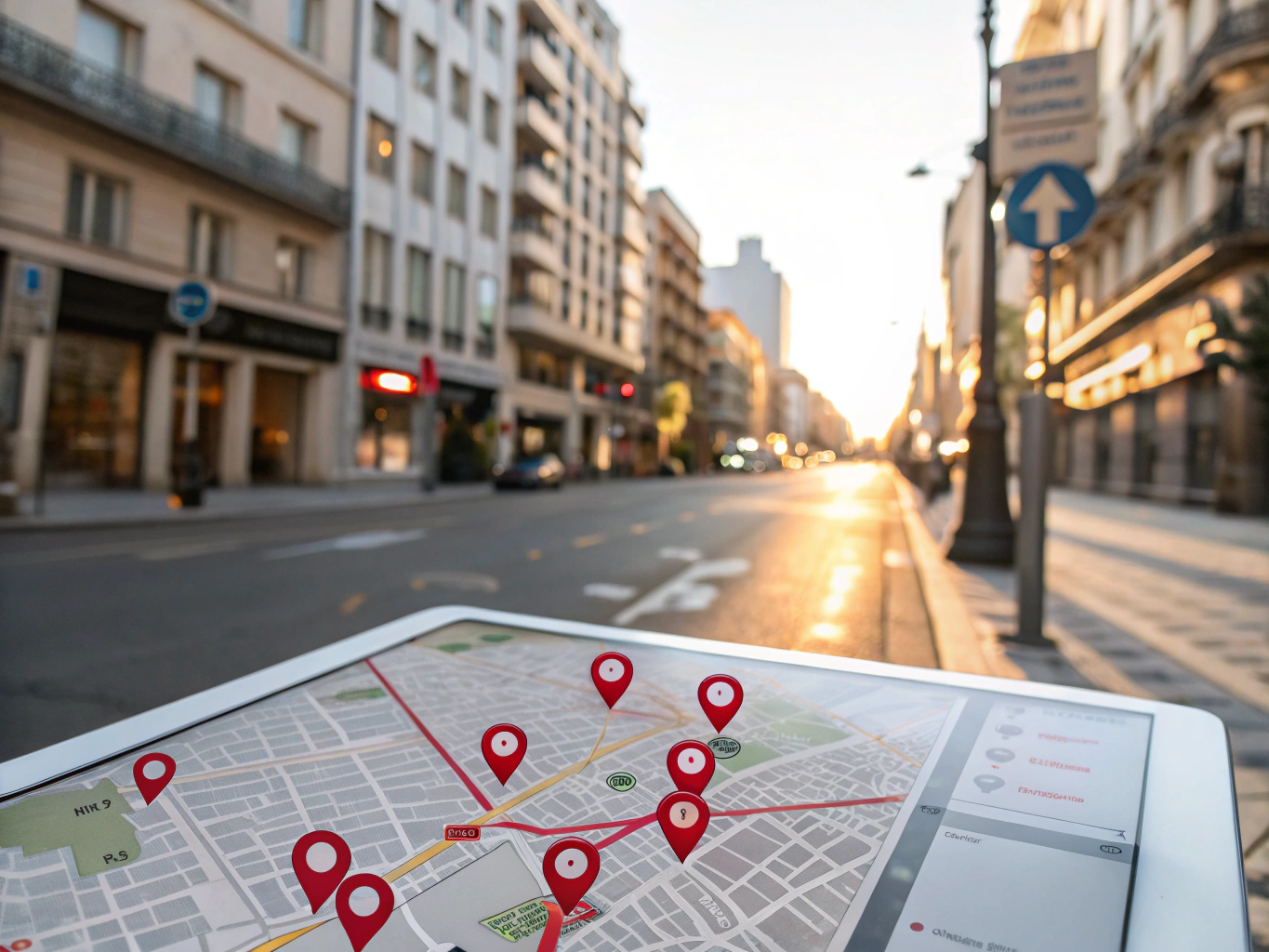Local map search results showing visibility challenges