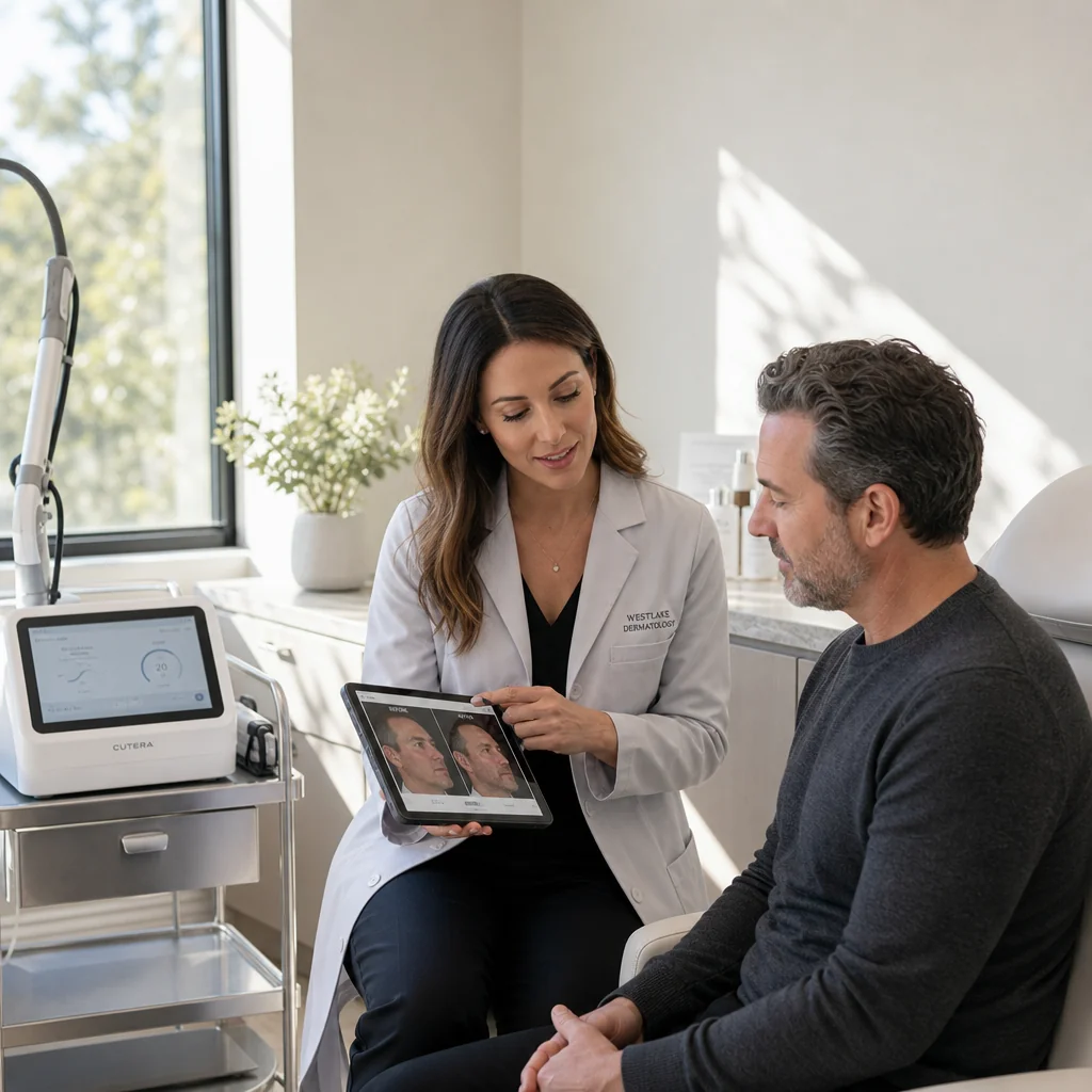 Med spa aesthetic consultation room