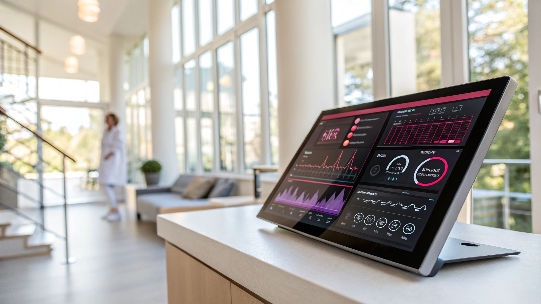 Healthcare clinic patient visibility and search performance dashboard