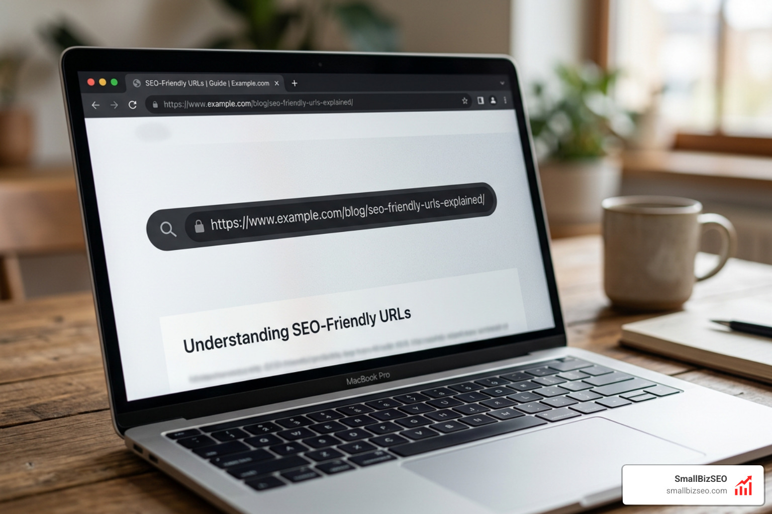 SEO friendly URLs in a browser address bar