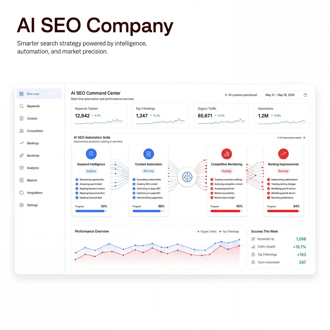 AI search visibility dashboard