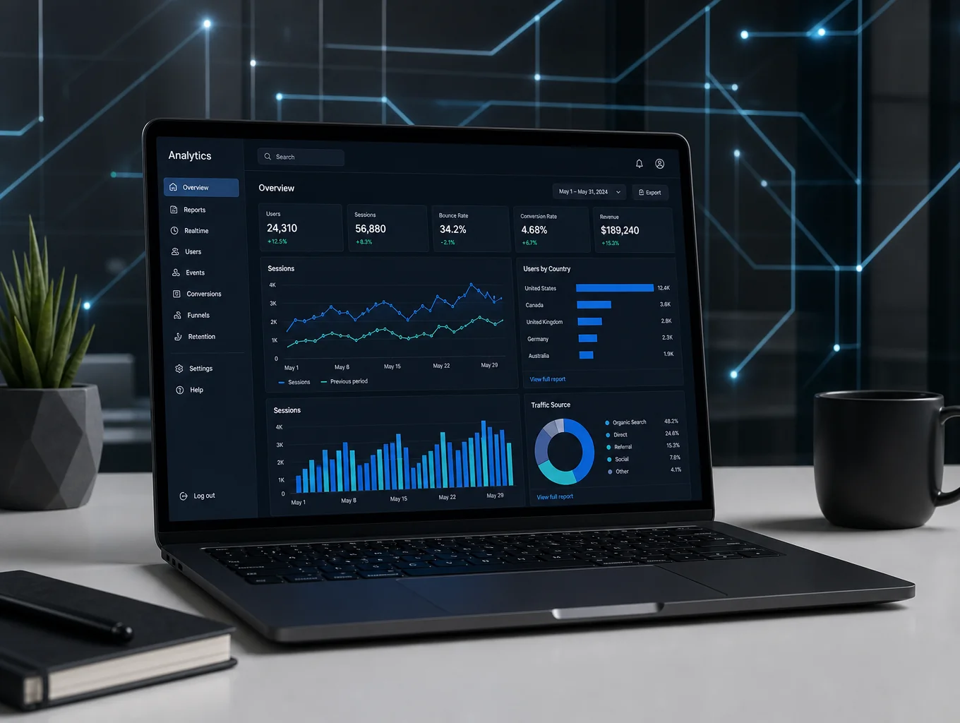 Traveler Search Intent Analytics and Strategy Visual