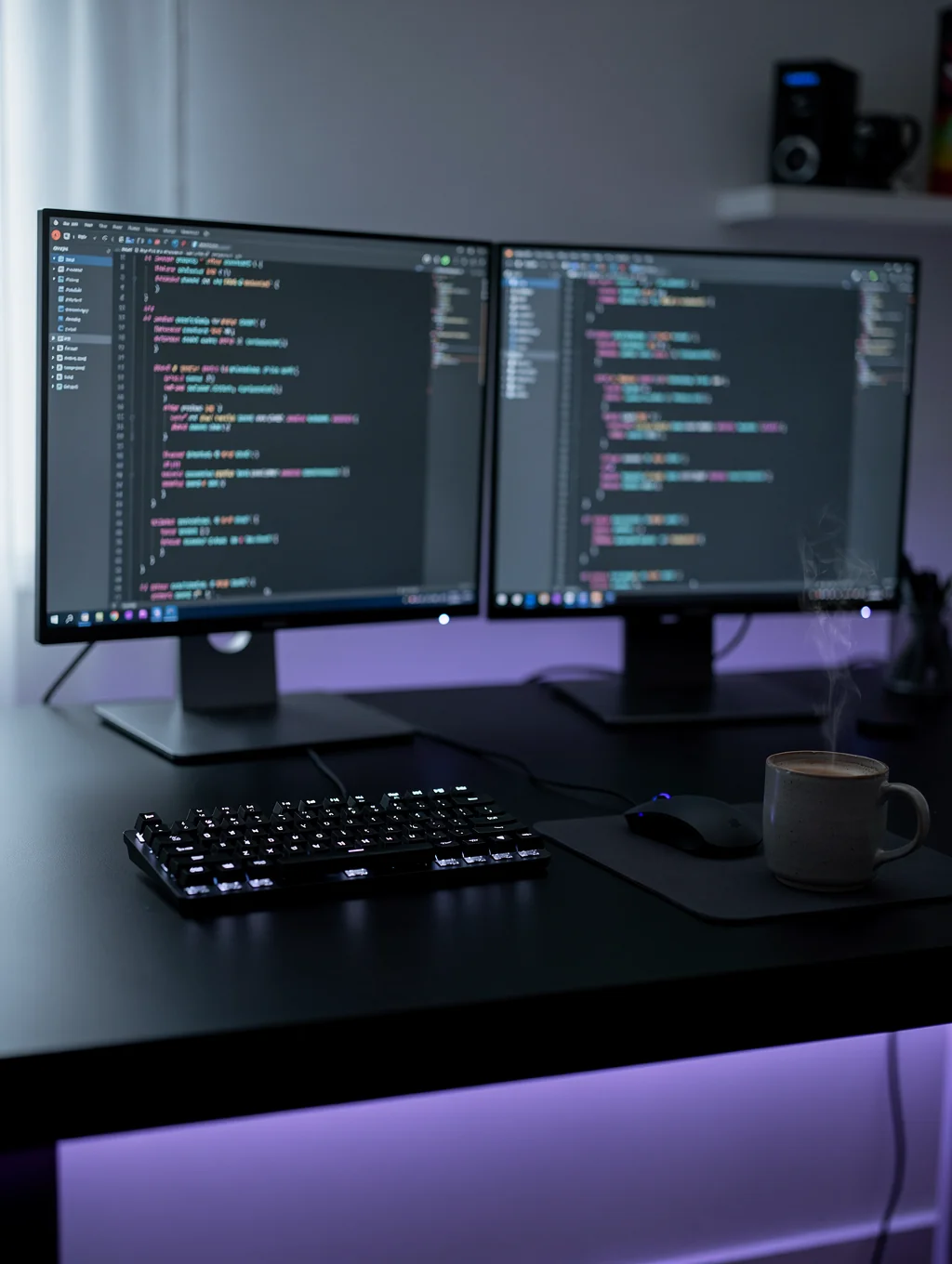 Clean code editor showing modern web development workflow
