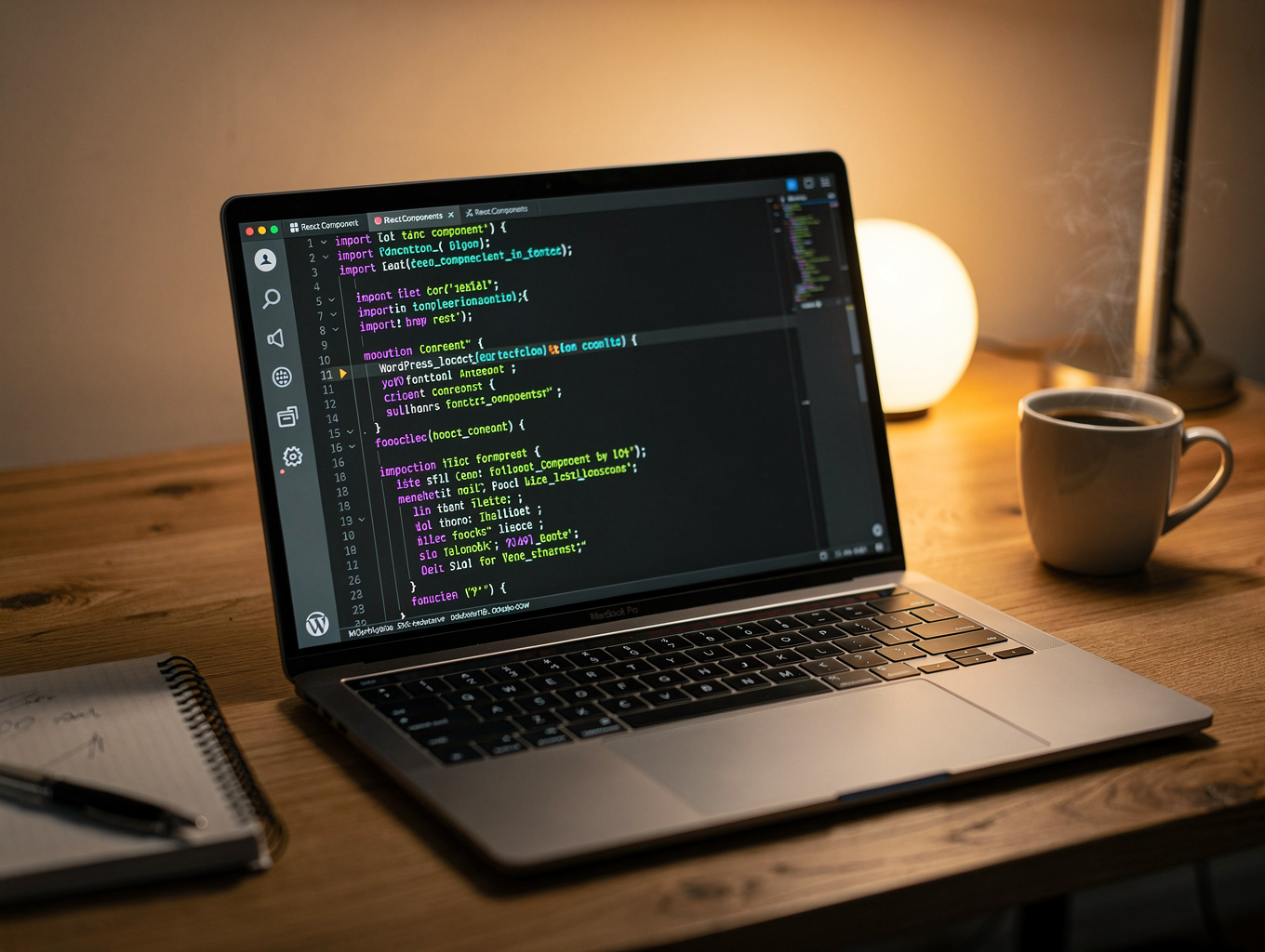 Clean code displayed on a professional development monitor